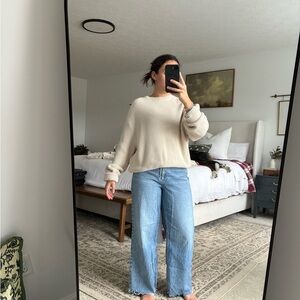 Brandy Melville / John Galt Women's Cream Sweater